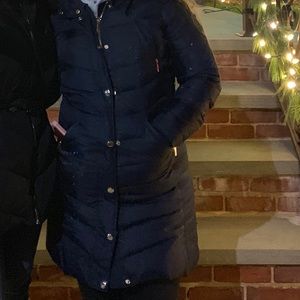 Michael Kors Navy Puffer Coat